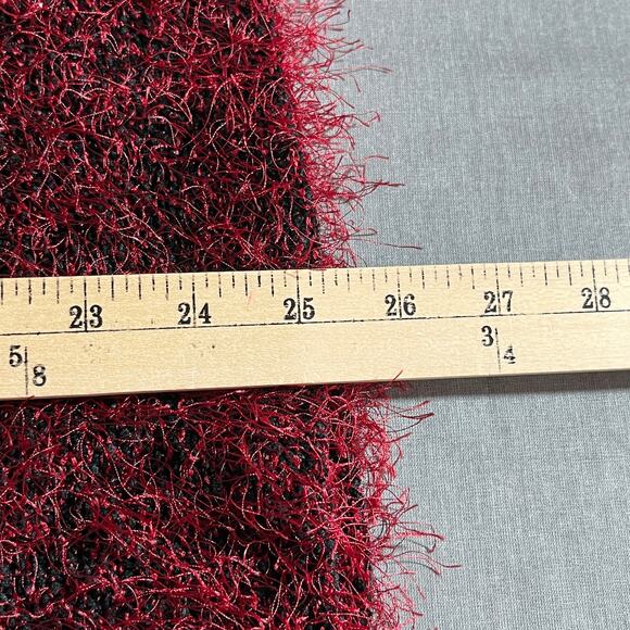 Karen Kane Lifestyle Sweater Womens Size 3X Red Knit Hairy Pullover Long Sleeves - Picture 8 of 9